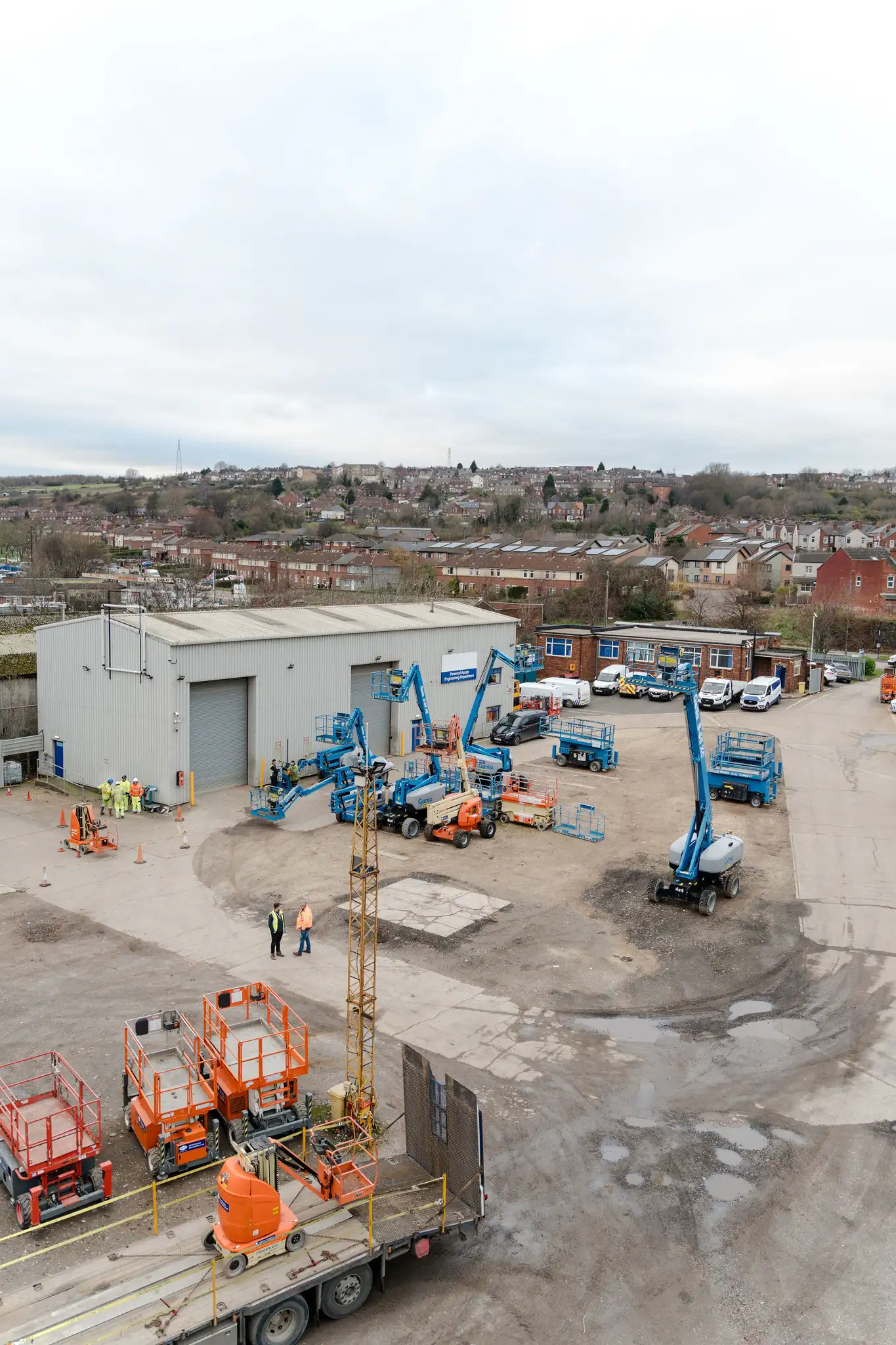 Banner Plant Rotherham depot yard