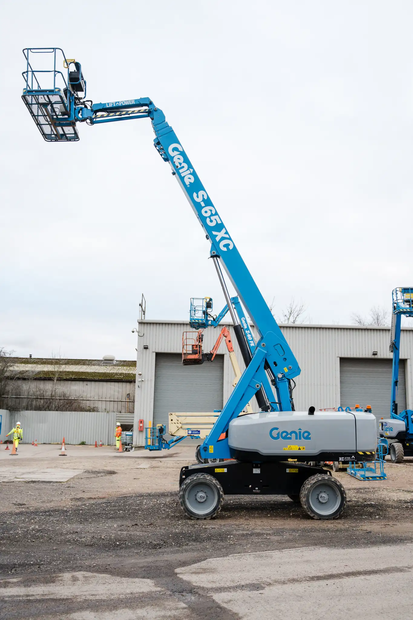 Straight stick rough terrain diesel boom
