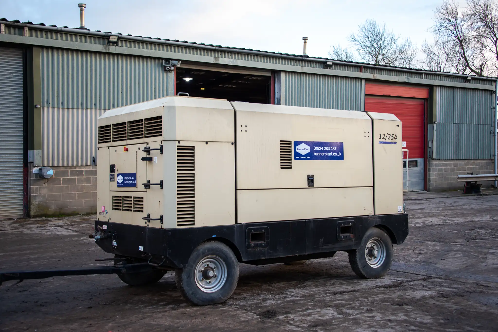 Big Air high pressure compressor at depot