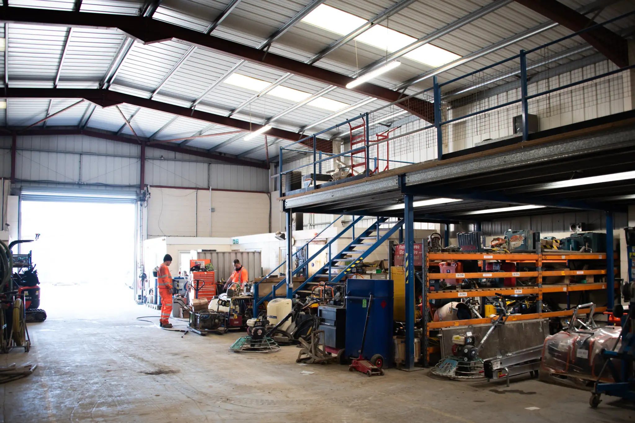 Banner Plant Leeds workshop interior
