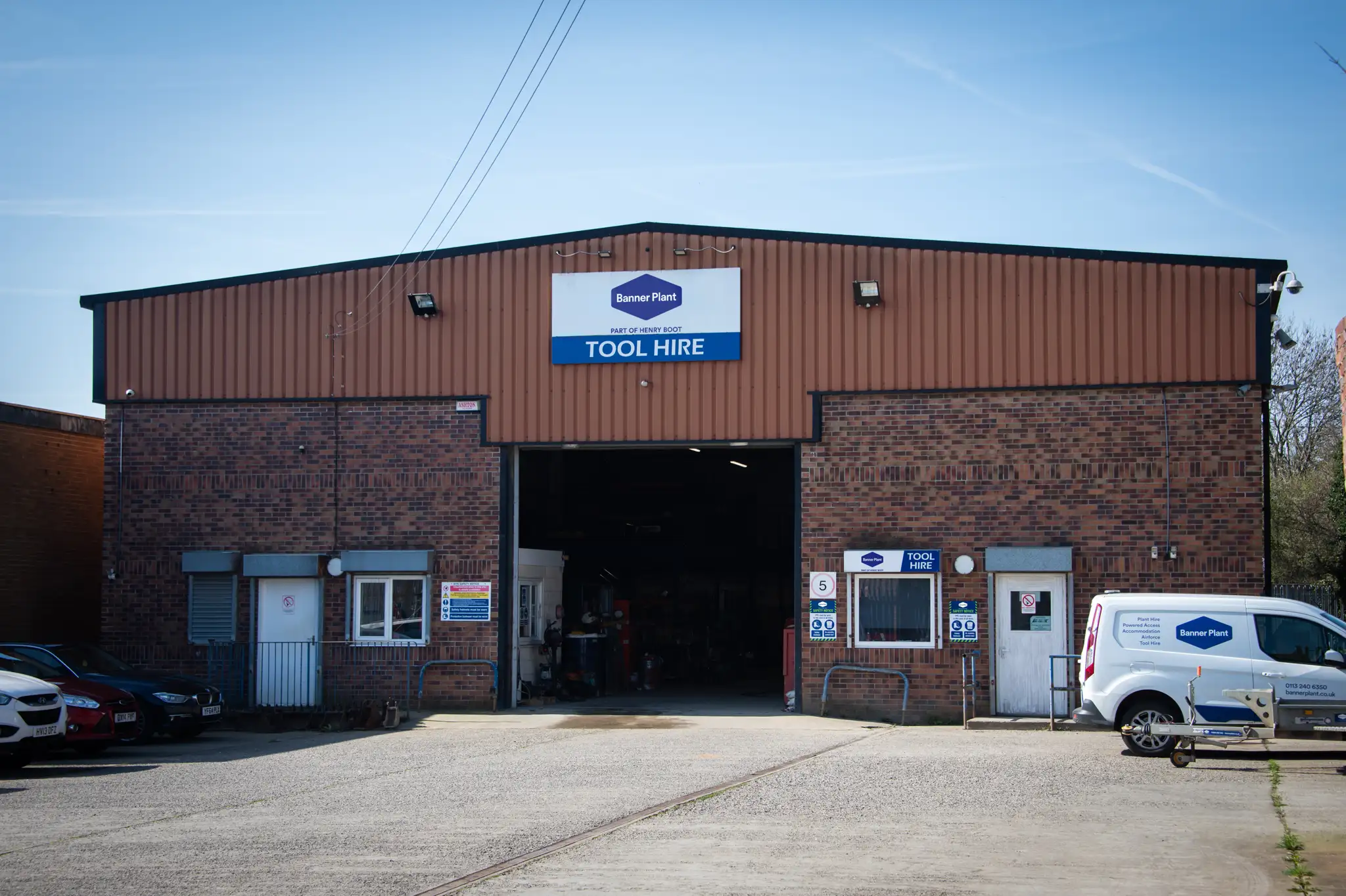 Banner Plant Leeds tool hire depot frontage