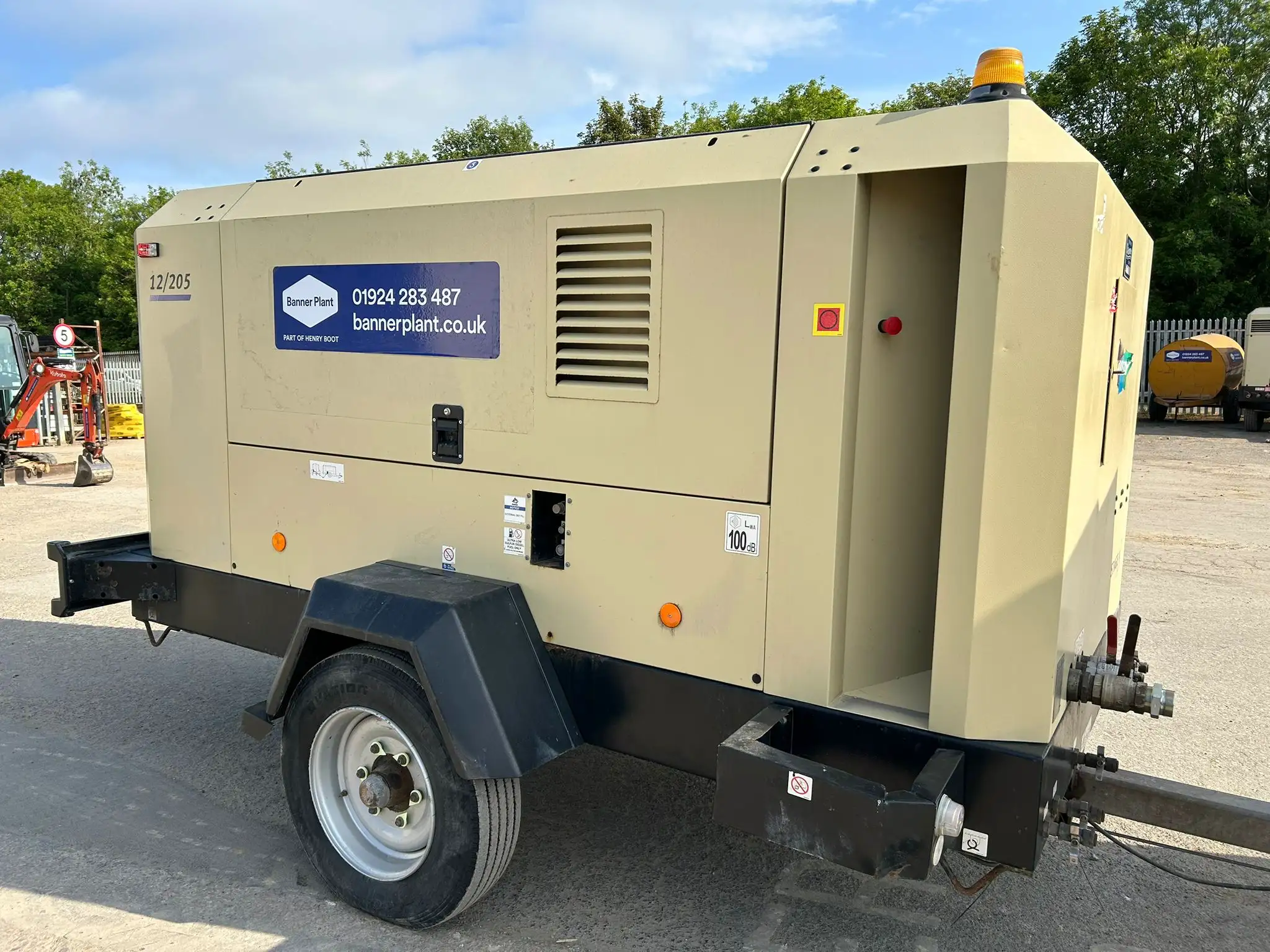 High pressure compressor on site