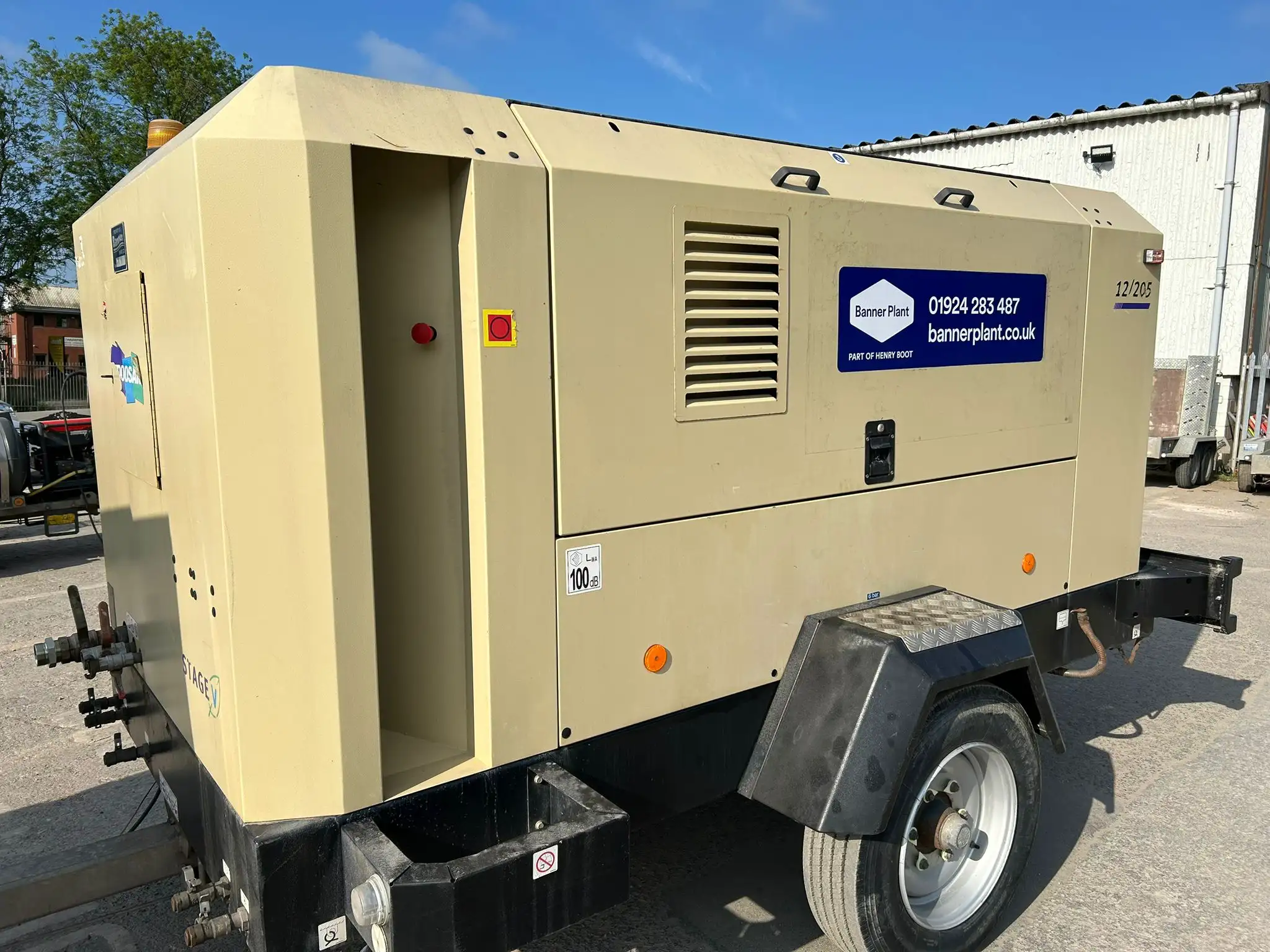 High output standard pressure compressor