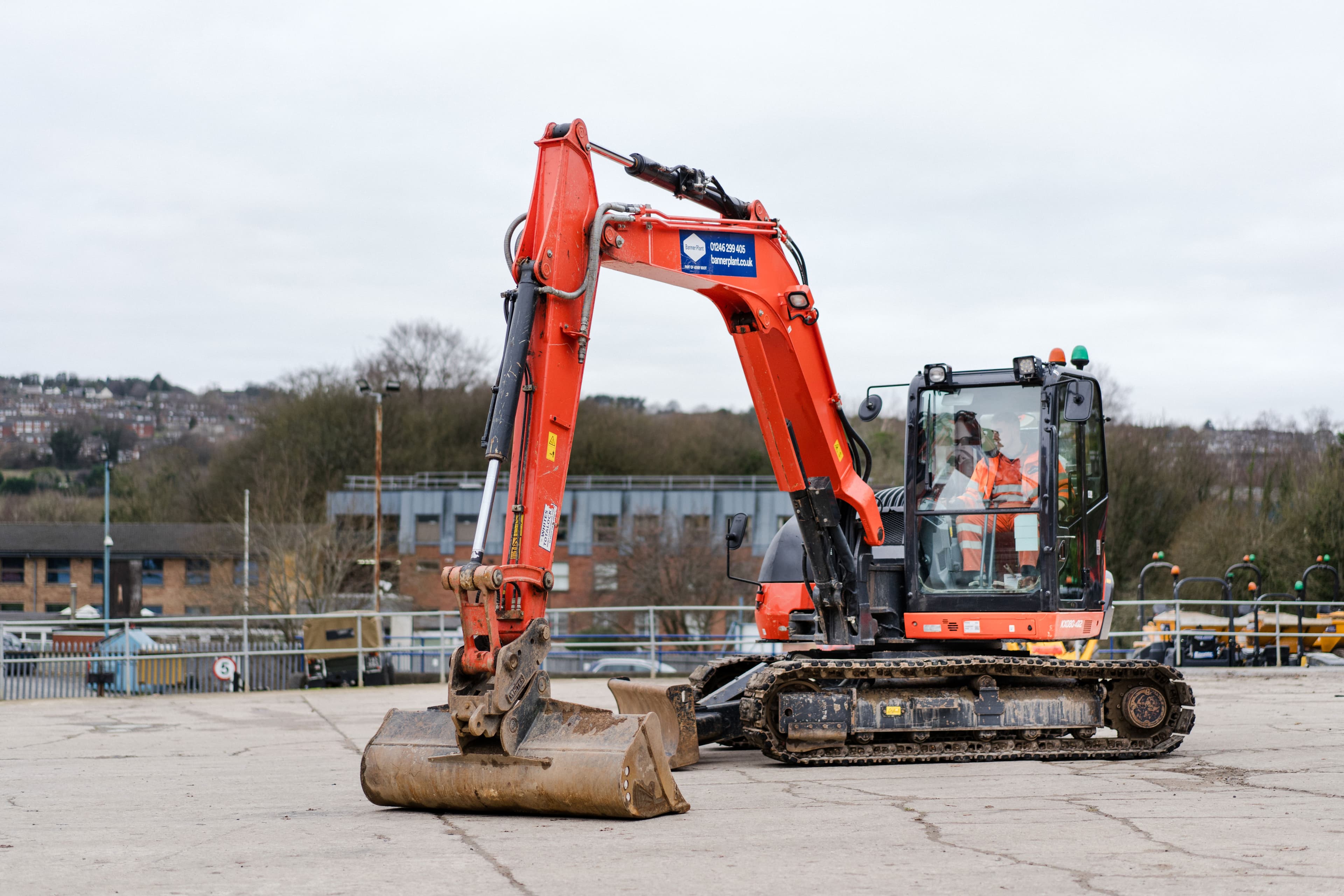 Banner Plant Kubota excavator