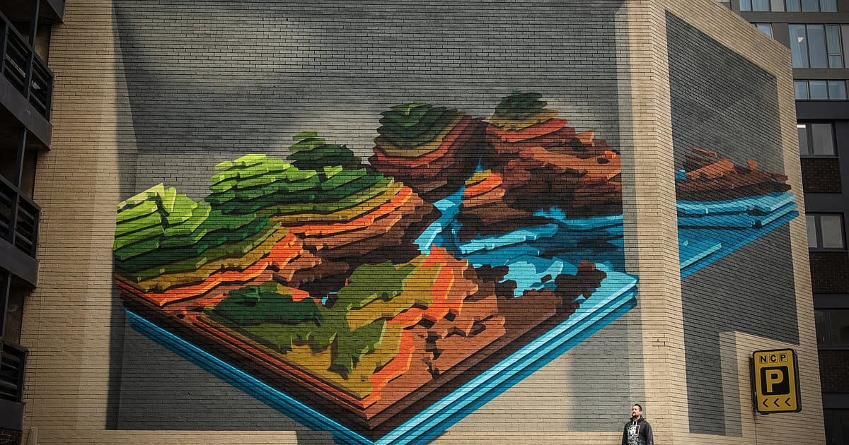 Rivers and Hills: Banner Plant Powers Sheffield’s Largest Mural